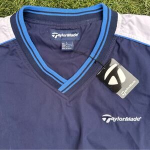 Deadstock Vtg Y2K 90's Taylormade V-Neck Windshirt Pullover Golf Baggy Jacket L